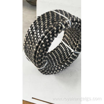 Wire rope for marble cutting